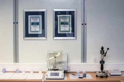 Density and hardness tests